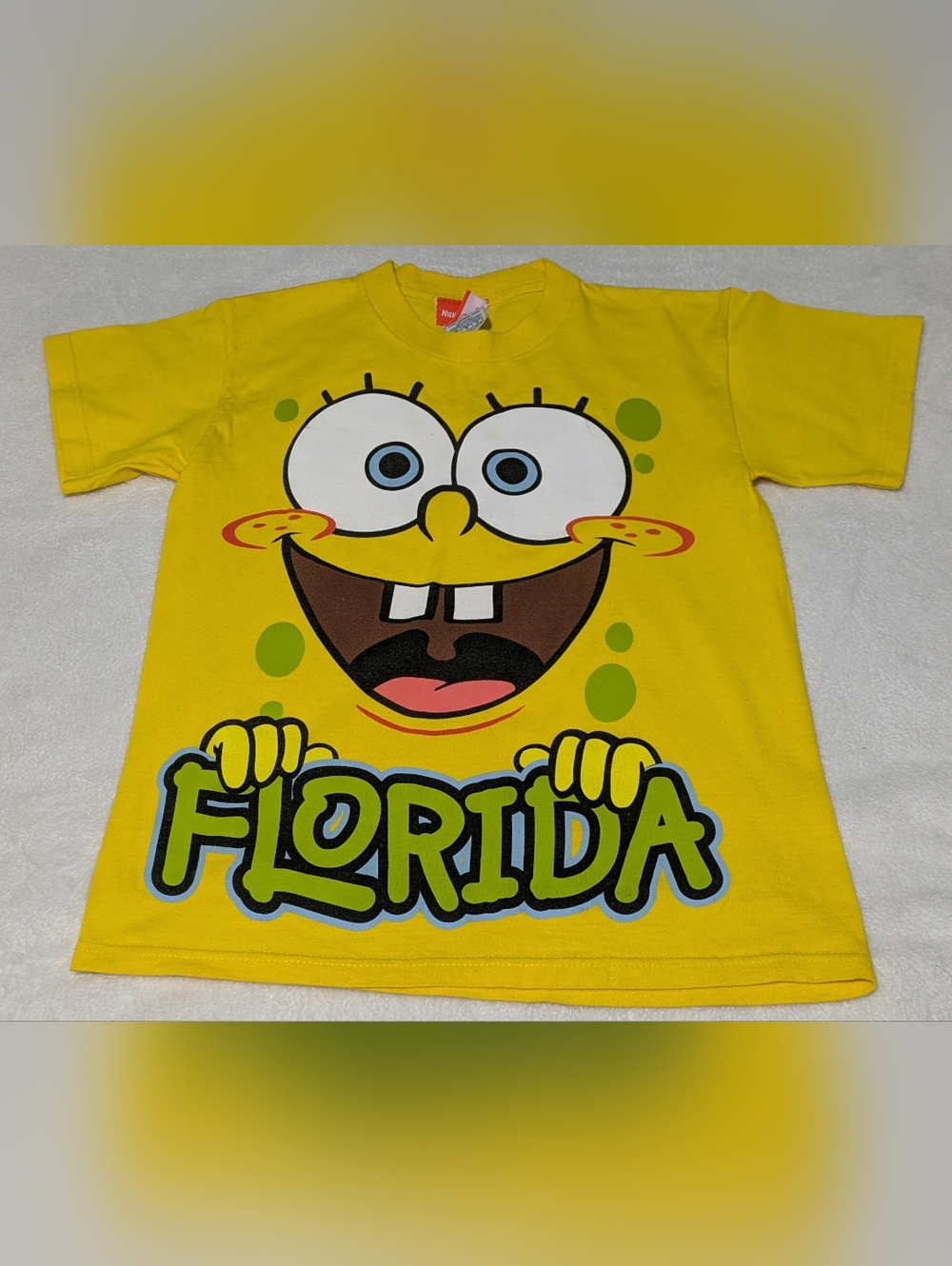 2005 Vintage SpongeBob SquarePants Florida graphic T-shirt